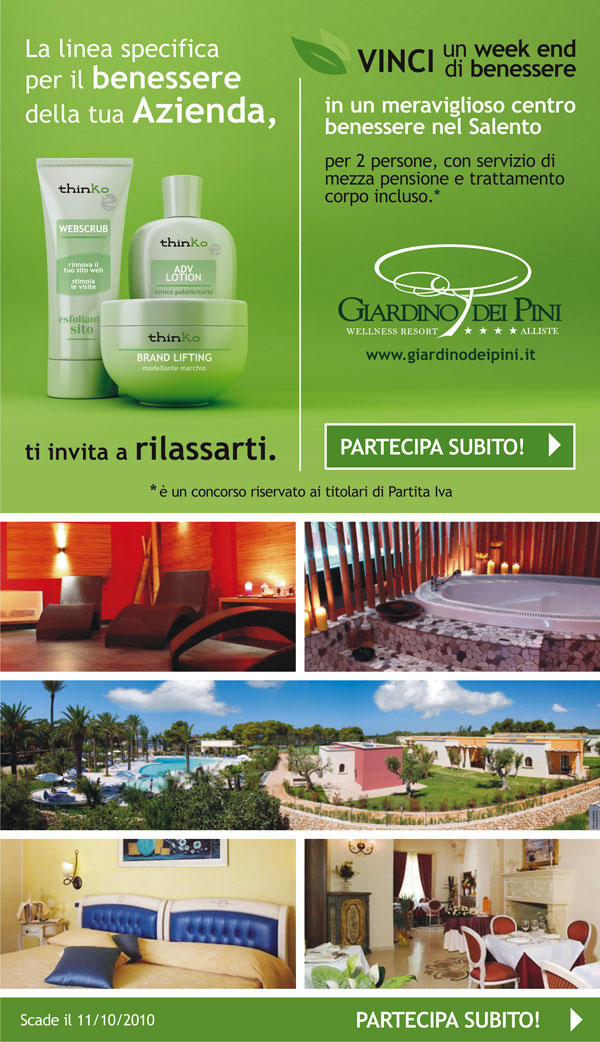 Vinci un Ween End di Benessere Vinci un Ween End di Benessere