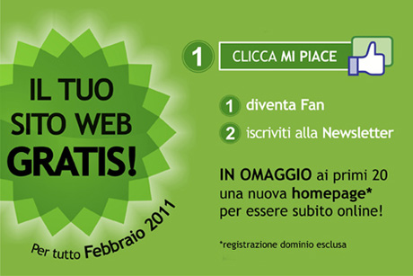 Promozione SITO web GRATIS