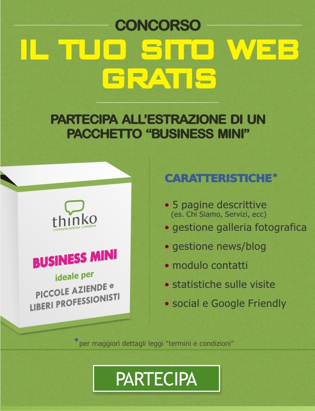Concorso vinci sito web
